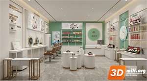 Cosmetic Store Skp Files 